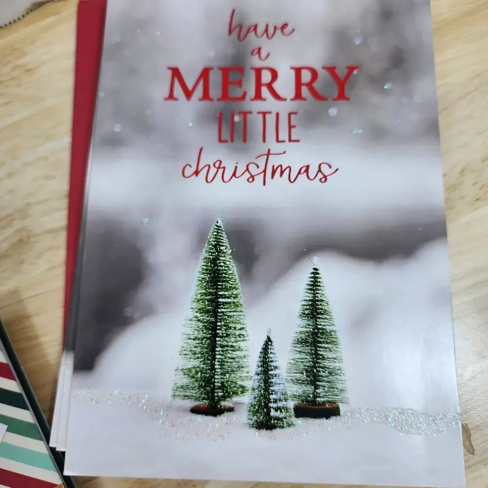 32 Assorted Christmas Greeting Cards w Envelopes Holiday Cards Stickers NOS